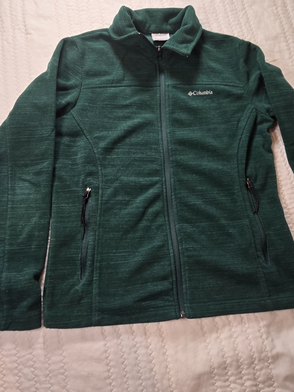 Columbia Women's Jacket in Forest Green Full-Zip